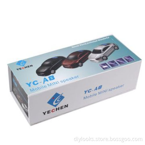 Mini Music Car Mirror LCD Screen Display Speaker
